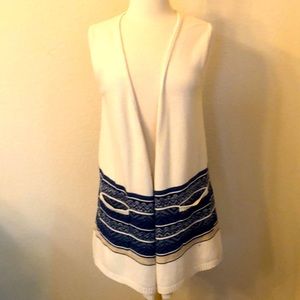 American Living Sleeveless Cardigan/Vest